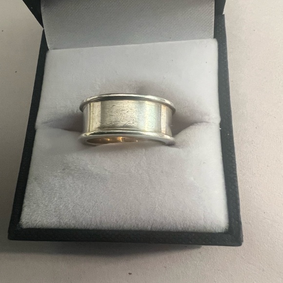 Beautiful Sterling Silver Coach Wide Band Ring - Picture 1 of 6